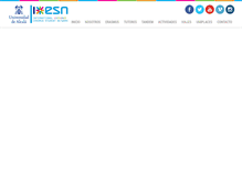 Tablet Screenshot of esn-uah.org